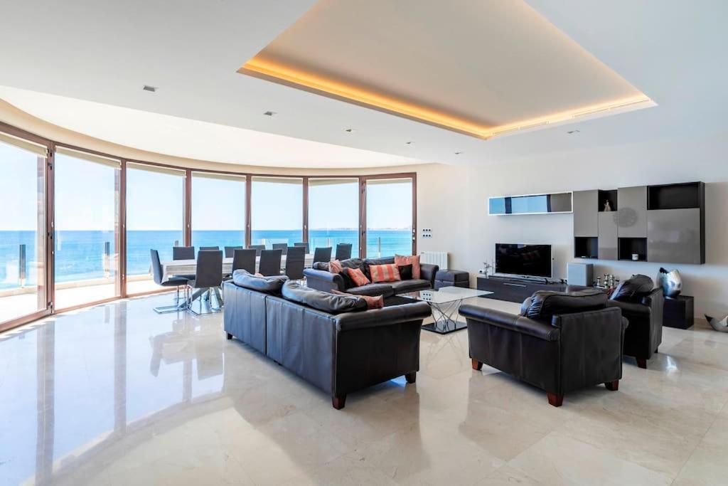 Villa Irene: Beachfront Luxury with Sea Views and Private Pool Alicante Exterior photo