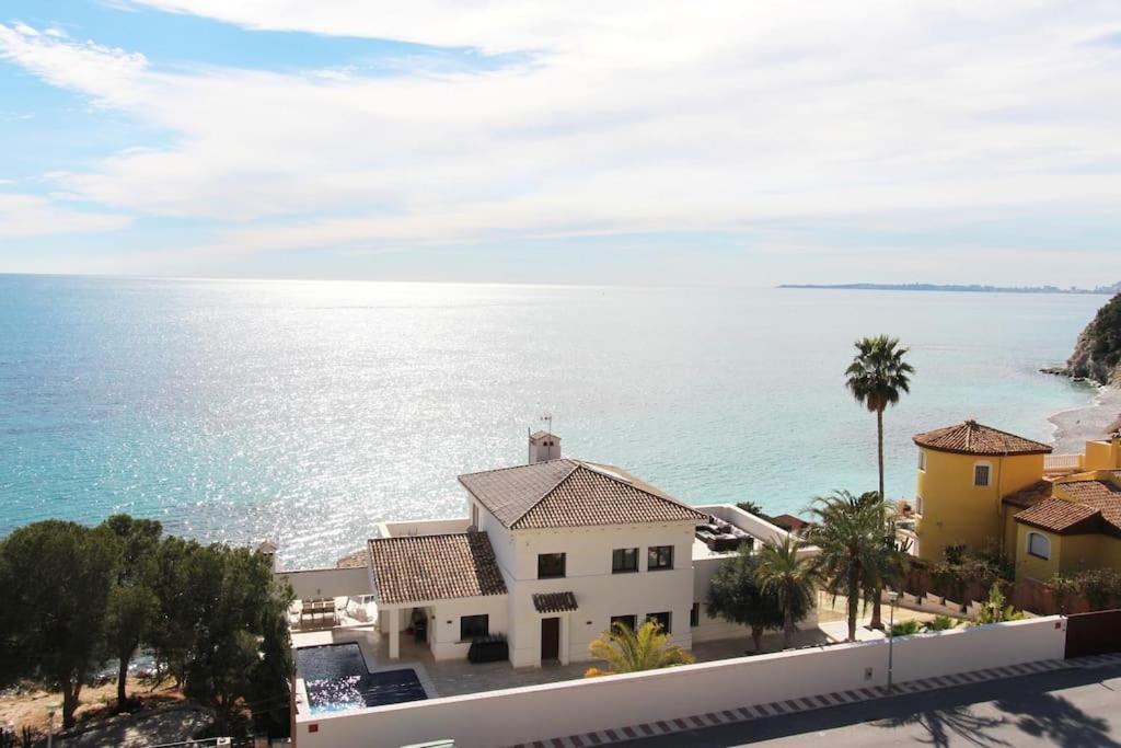 Villa Irene: Beachfront Luxury with Sea Views and Private Pool Alicante Exterior photo